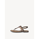 Leather Sandal - metallic