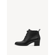 Lederstiefelette - schwarz