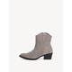 Leather Bootie - grey
